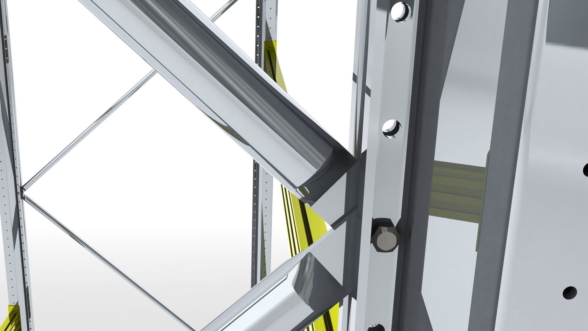 Warehouse Rack 3D model_10