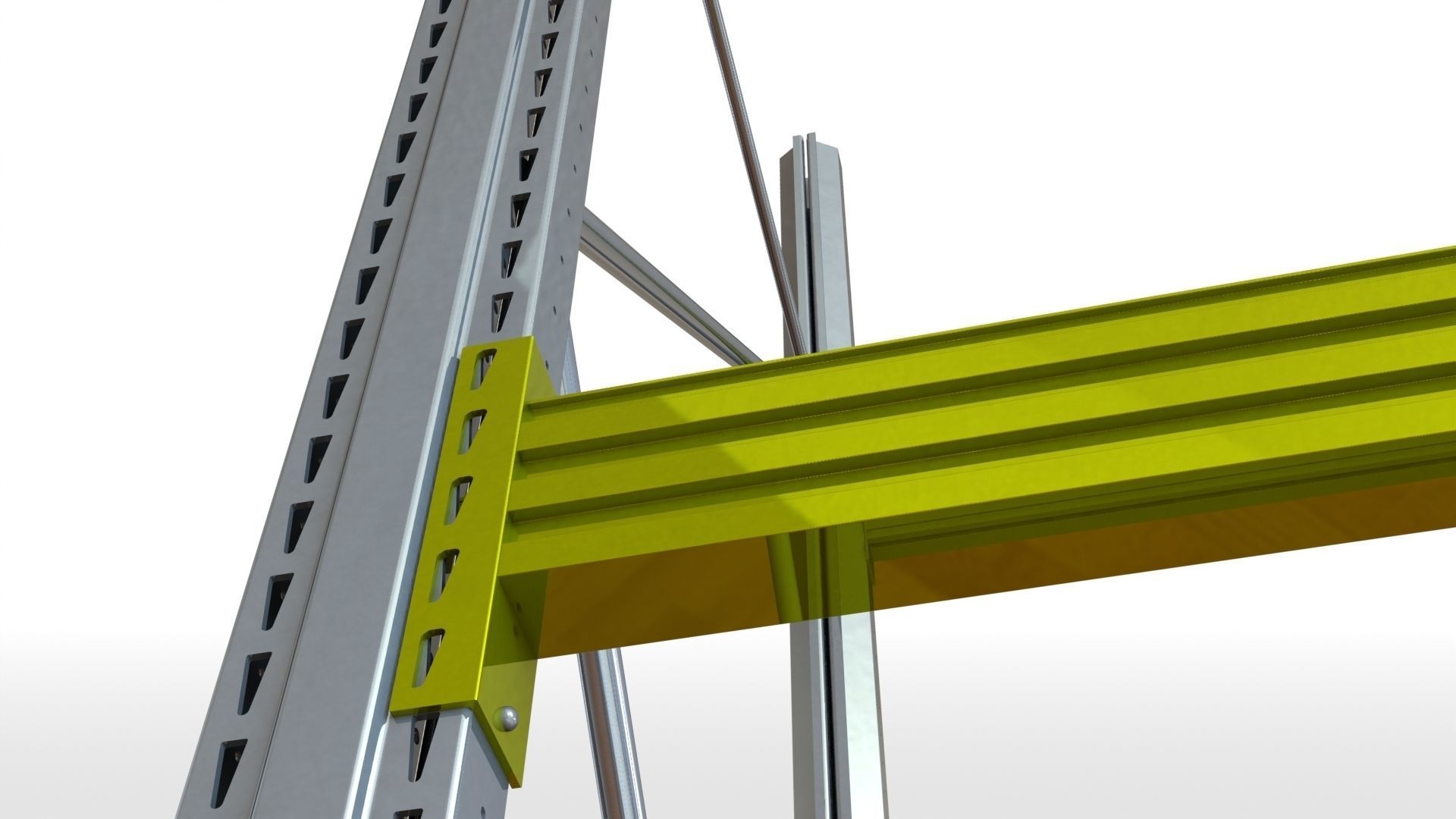 Warehouse Rack 3D model_7