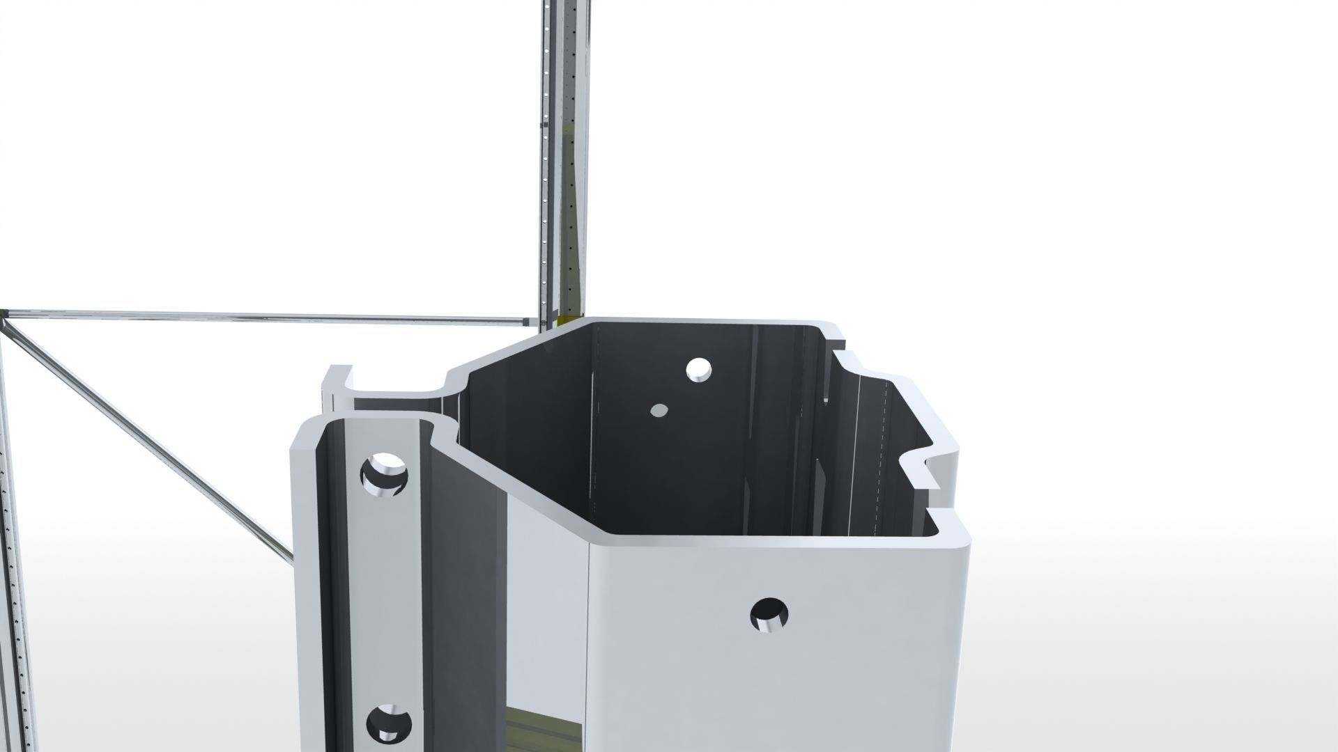 Warehouse Rack 3D model_8