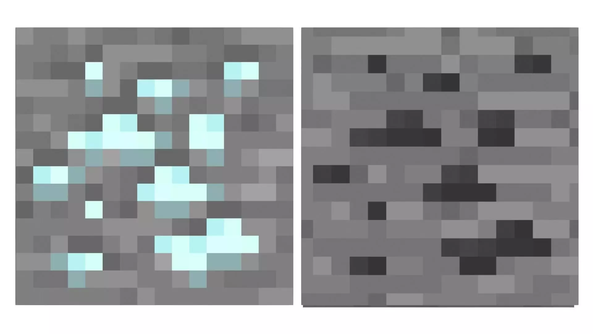 Minecraft Primary Ore Blocks 3D model_11