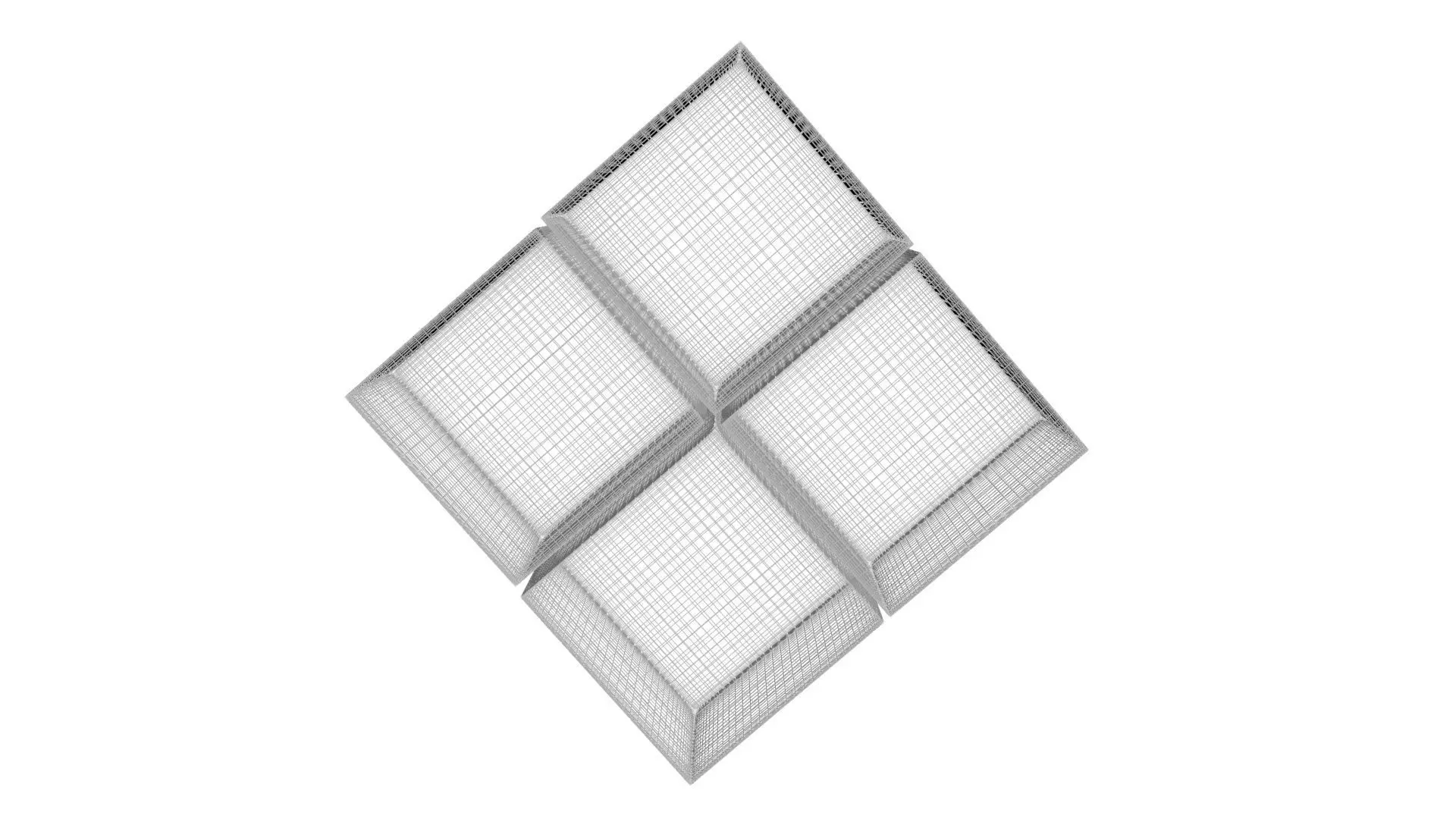 Minecraft Primary Ore Blocks 3D model_16