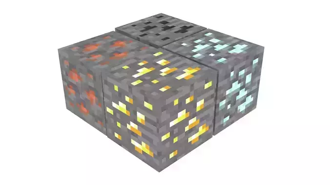 Minecraft Primary Ore Blocks