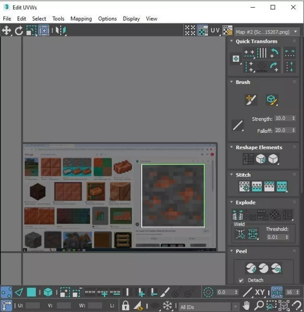Minecraft Primary Ore Blocks 3D model_22