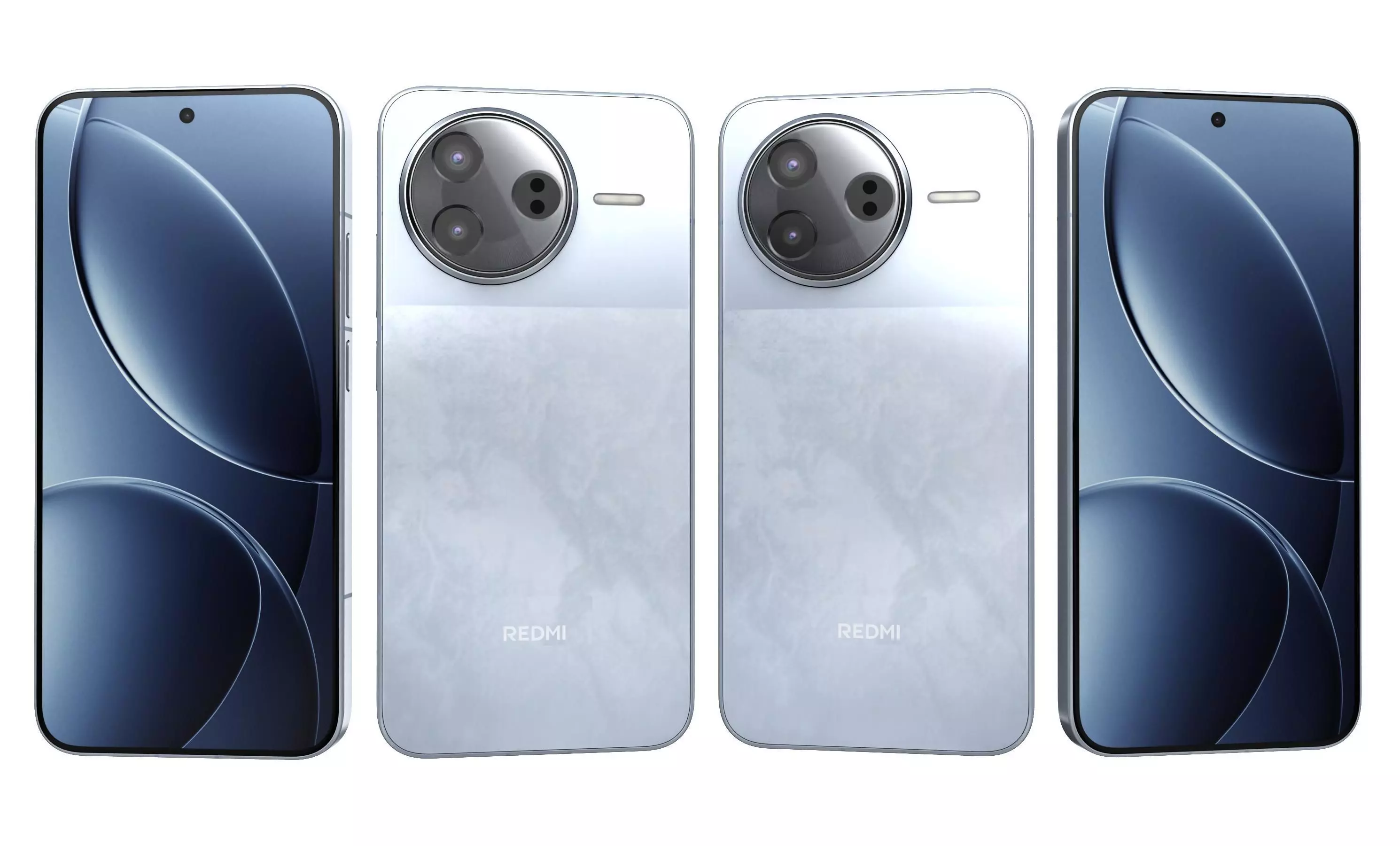 Xiaomi Redmi K80 All Colors 3D model_3