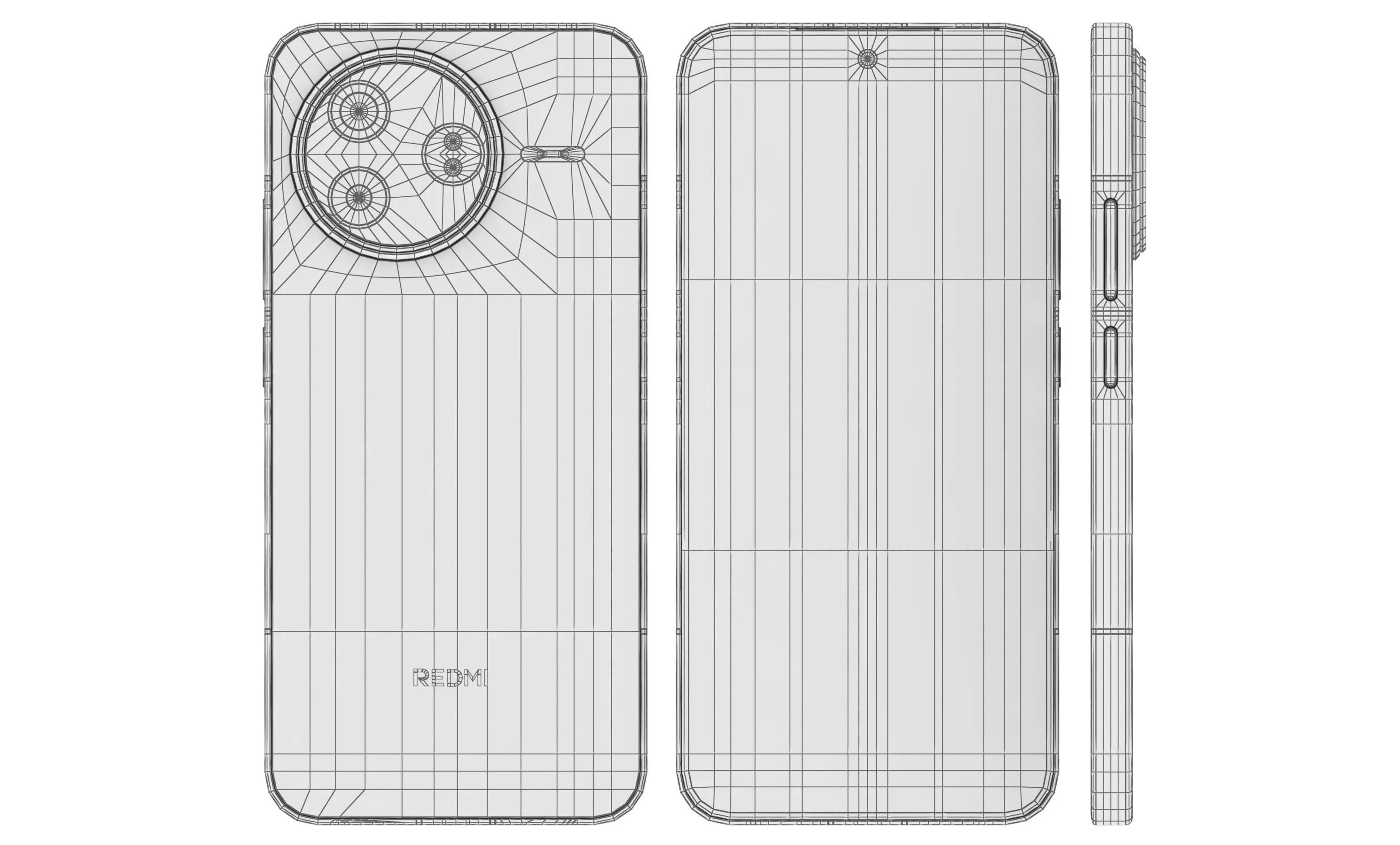 Xiaomi Redmi K80 All Colors 3D model_14