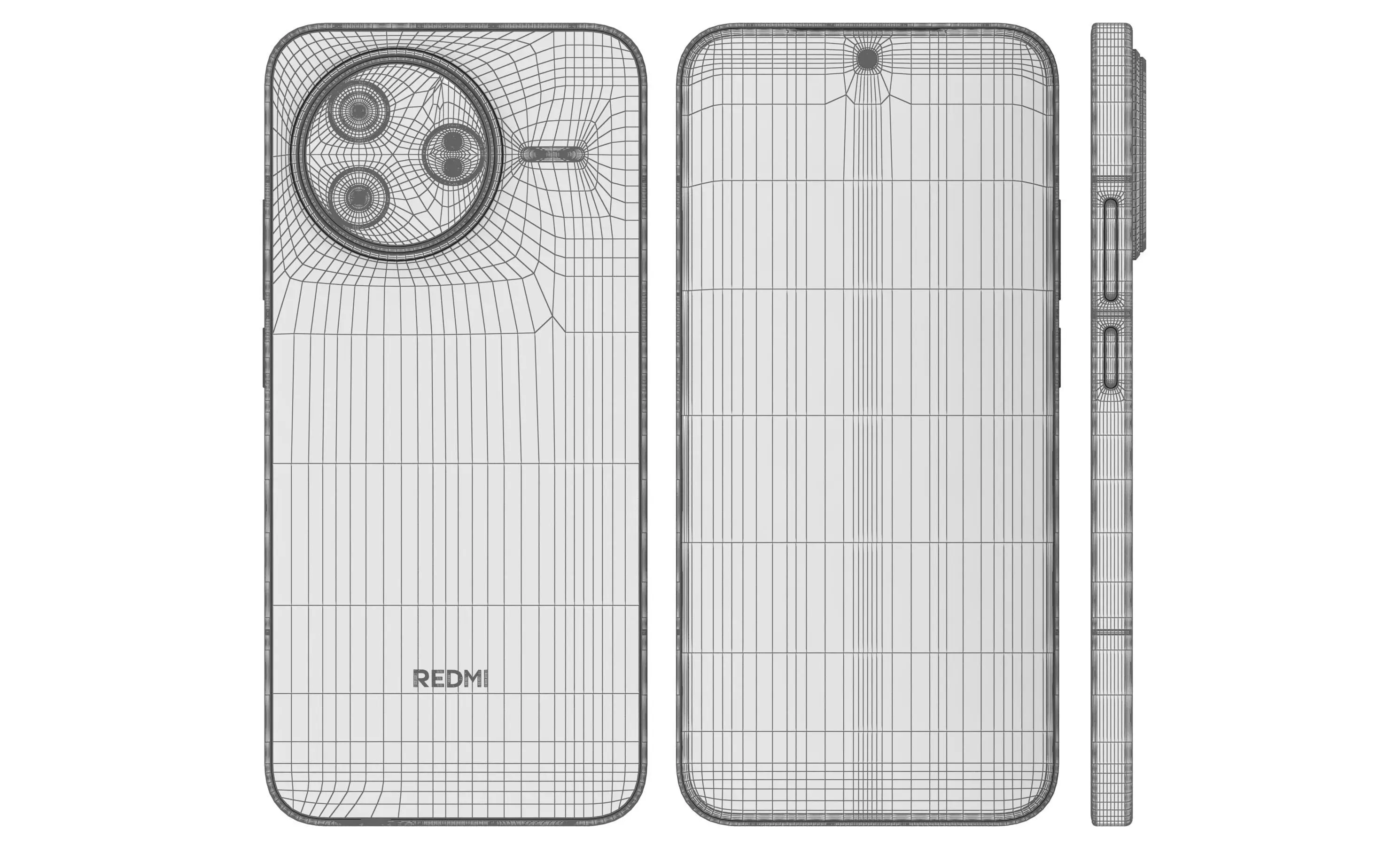 Xiaomi Redmi K80 All Colors 3D model_15