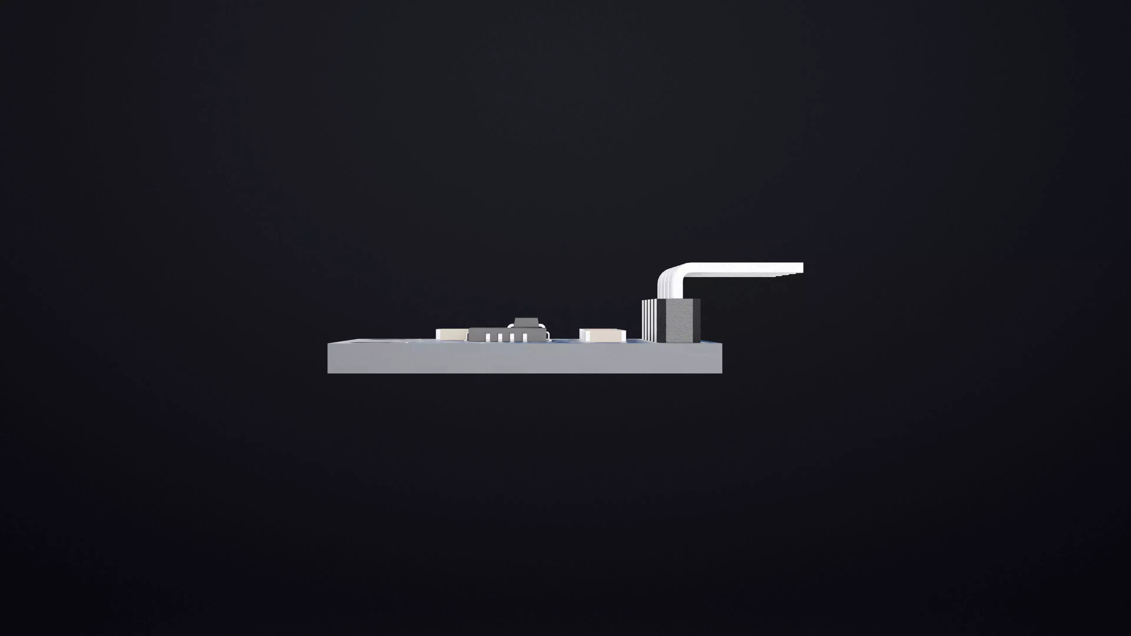 Magnetometer Sensor 3D Model for Arduino 3D model_4