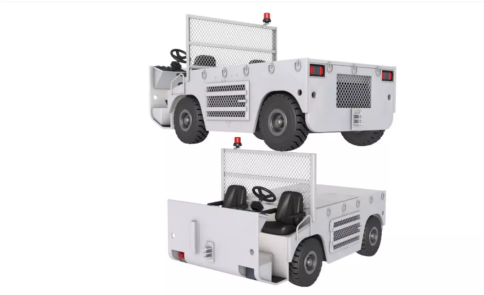 Military Aircraft Tugs 3D model_0