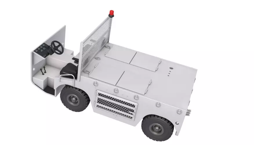 Military Aircraft Tugs 3D model_2