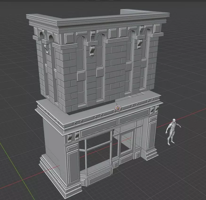 3D Printable Diorama Tall Building 3D print model_6