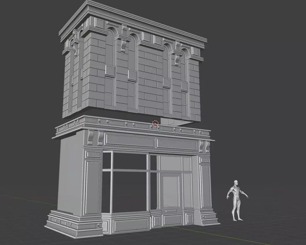 3D Printable Diorama Tall Building 3D print model_3