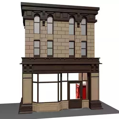 3D Printable Diorama Tall Building