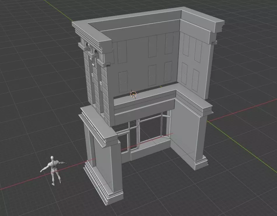 3D Printable Diorama Tall Building 3D print model_4