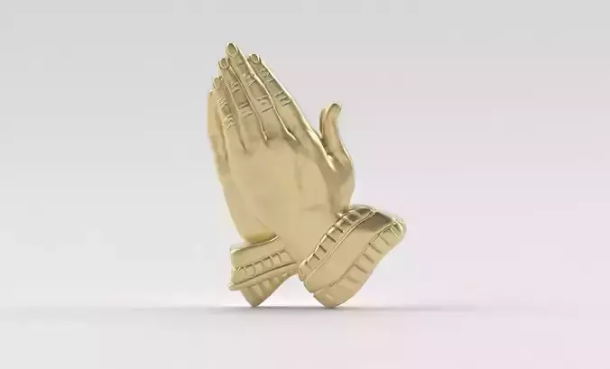 Praying Hands Pendant - A touch of faith and Grace