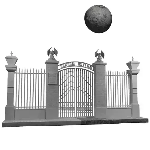 3D Printable Diorama Asylum Gate