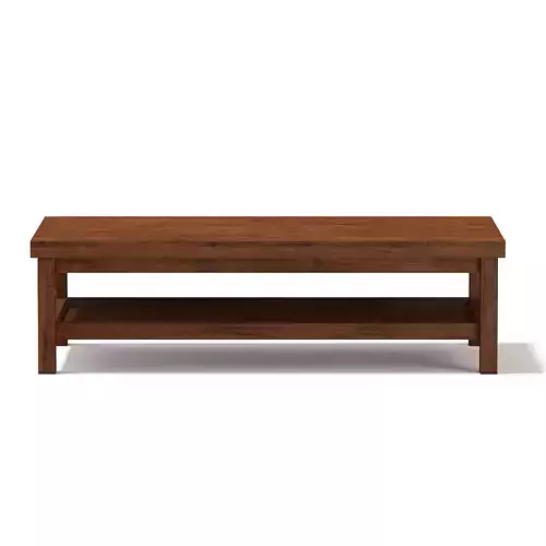 Wooden Rectangular Coffee Table