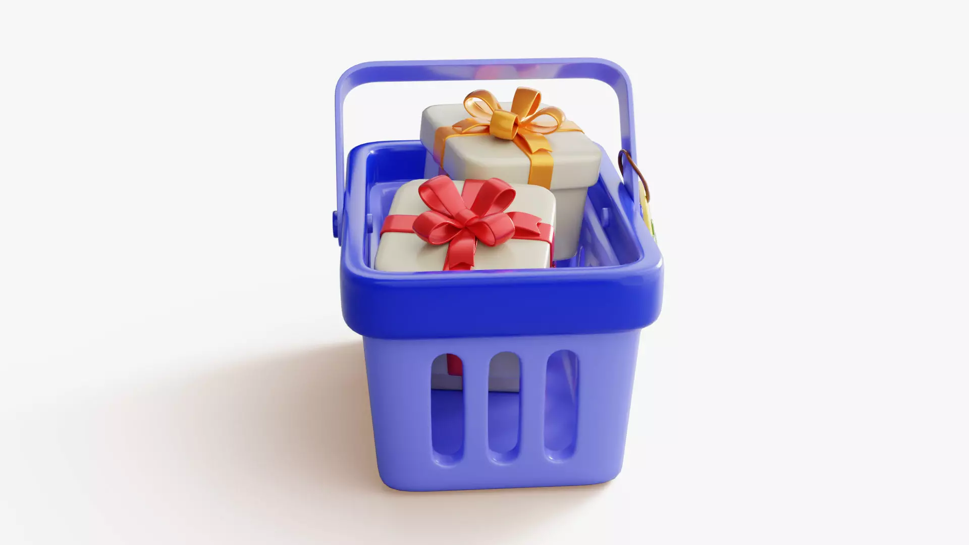 Discount Shopping Basket 3D model_7