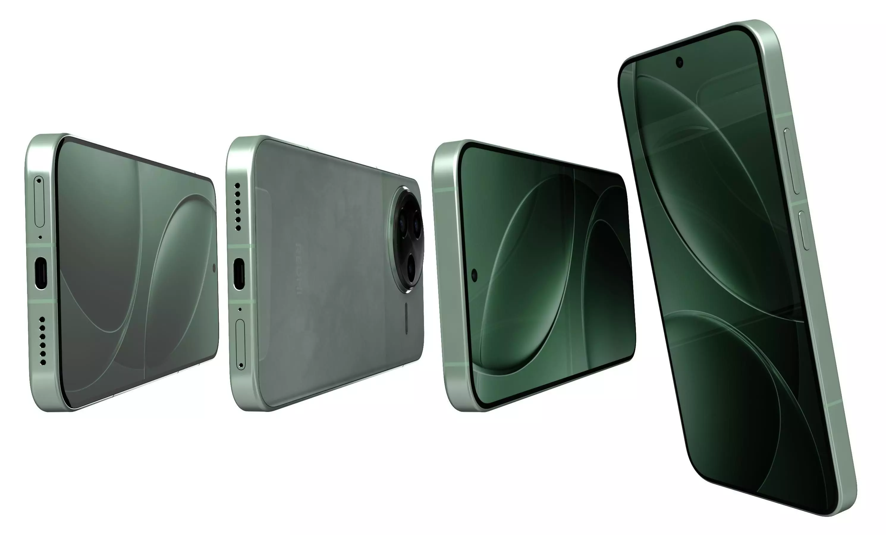 Xiaomi Redmi K80 Pro Mint 3D model_7