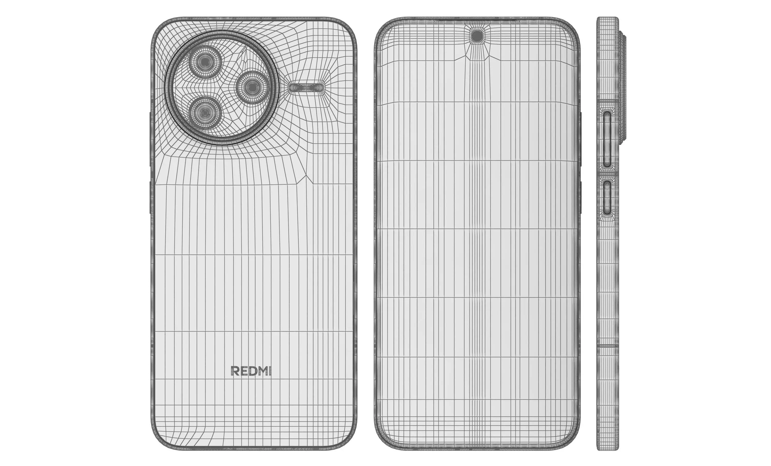 Xiaomi Redmi K80 Pro All Colors 3D model_15