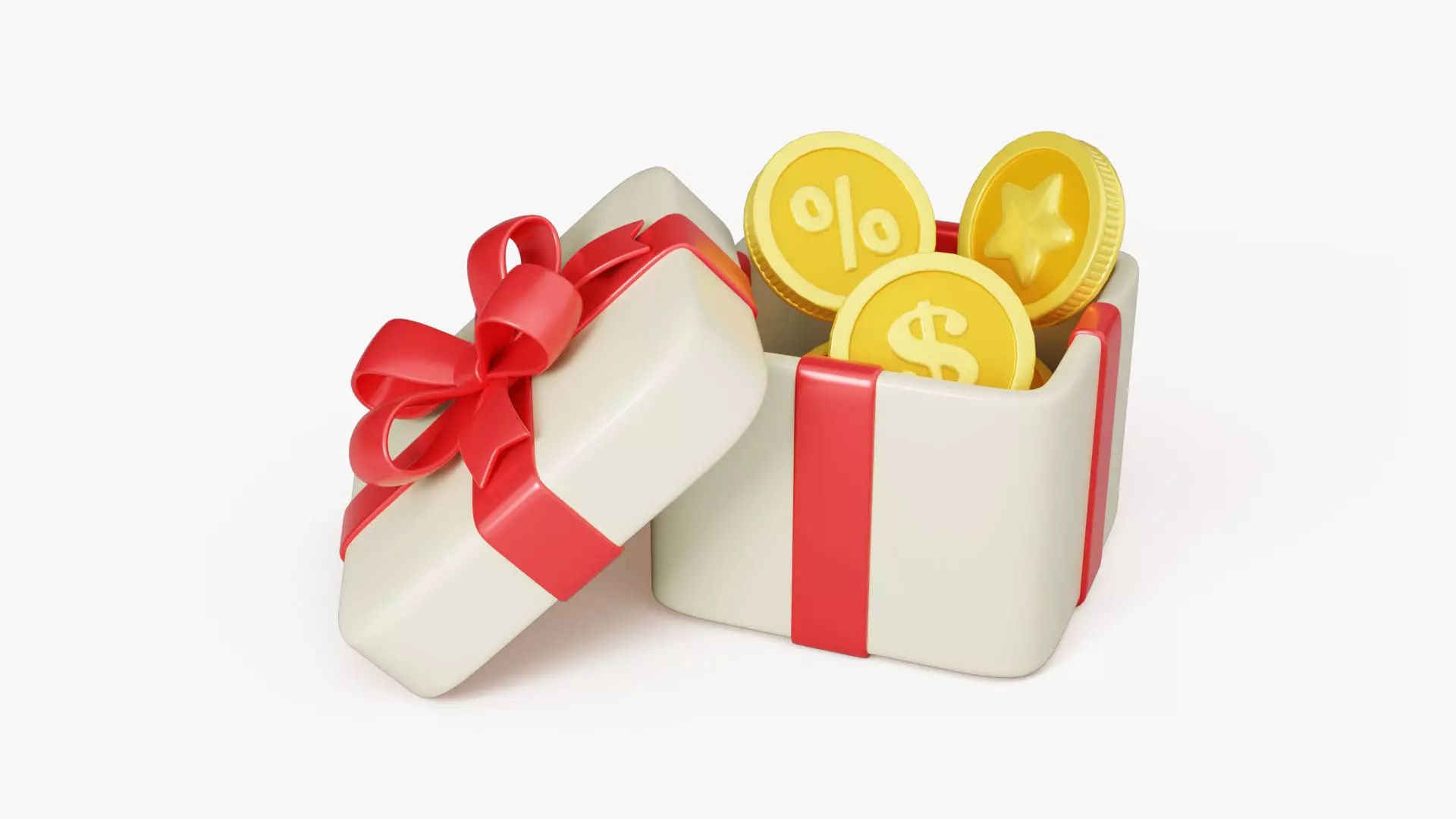 Gift Reward Box 3D model_2