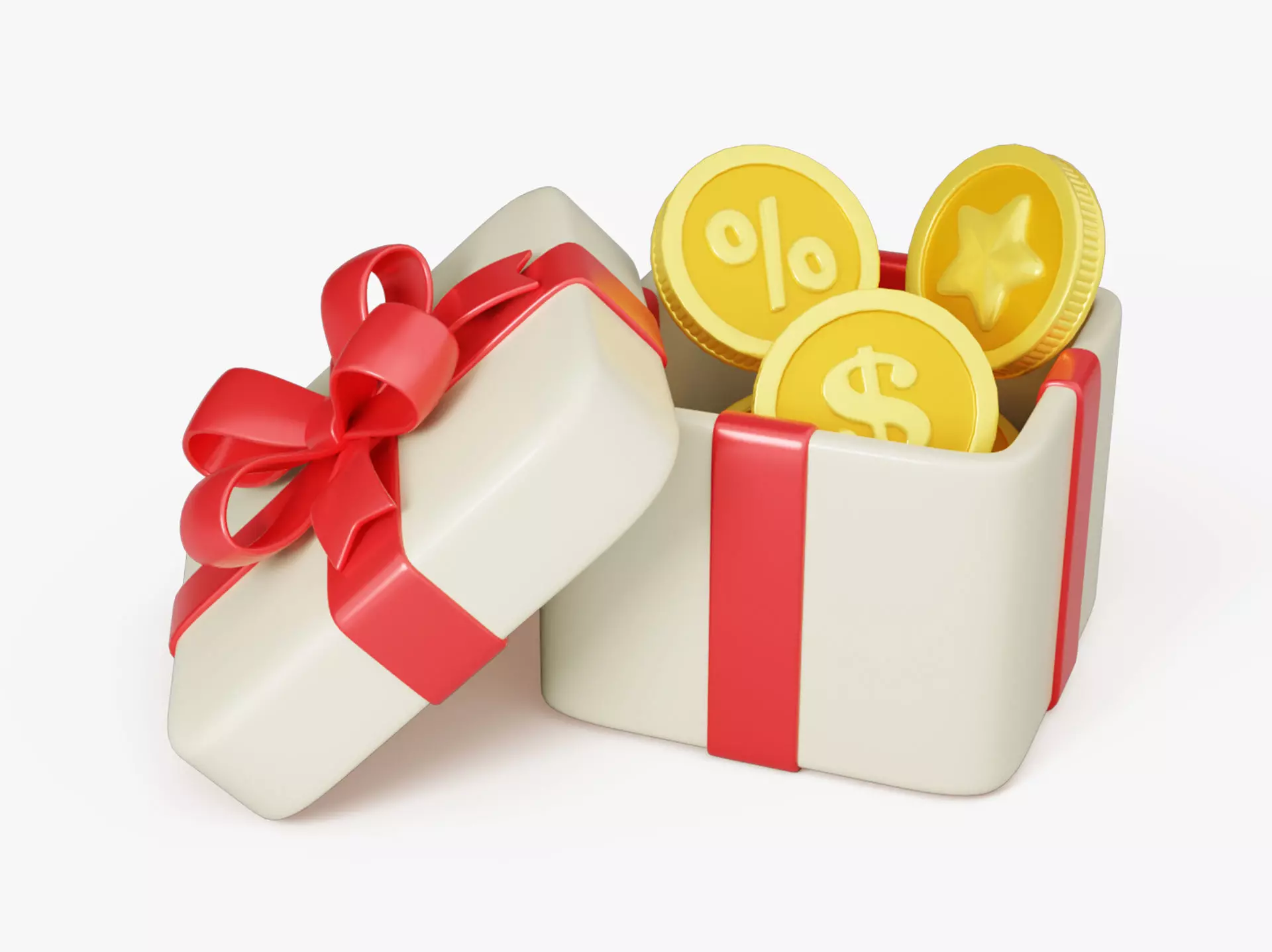 Gift Reward Box 3D model_0