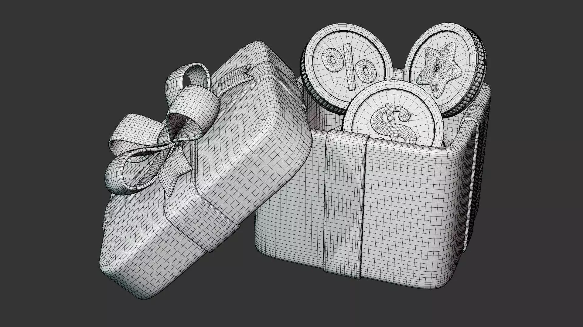 Gift Reward Box 3D model_7