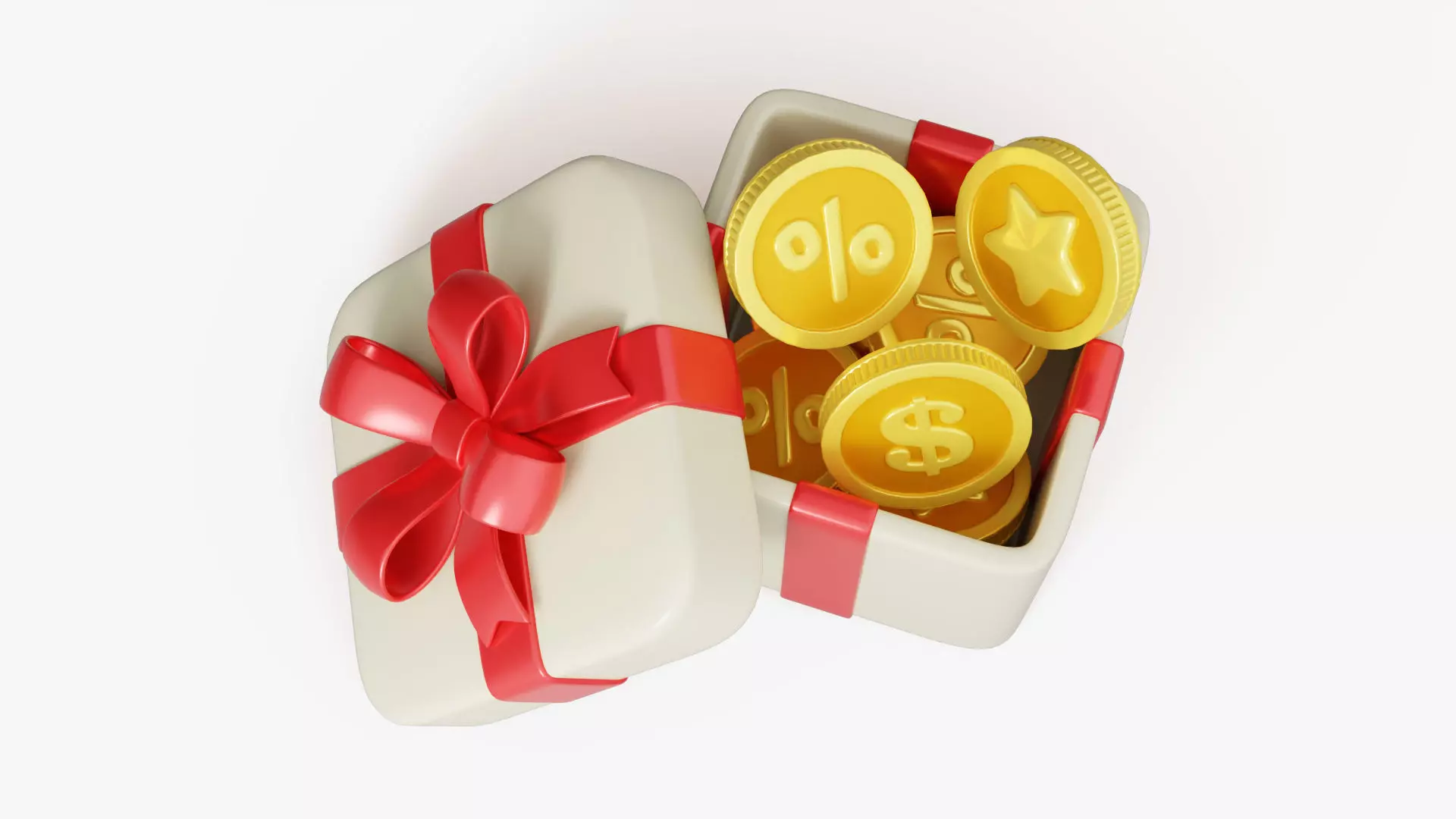 Gift Reward Box 3D model_4