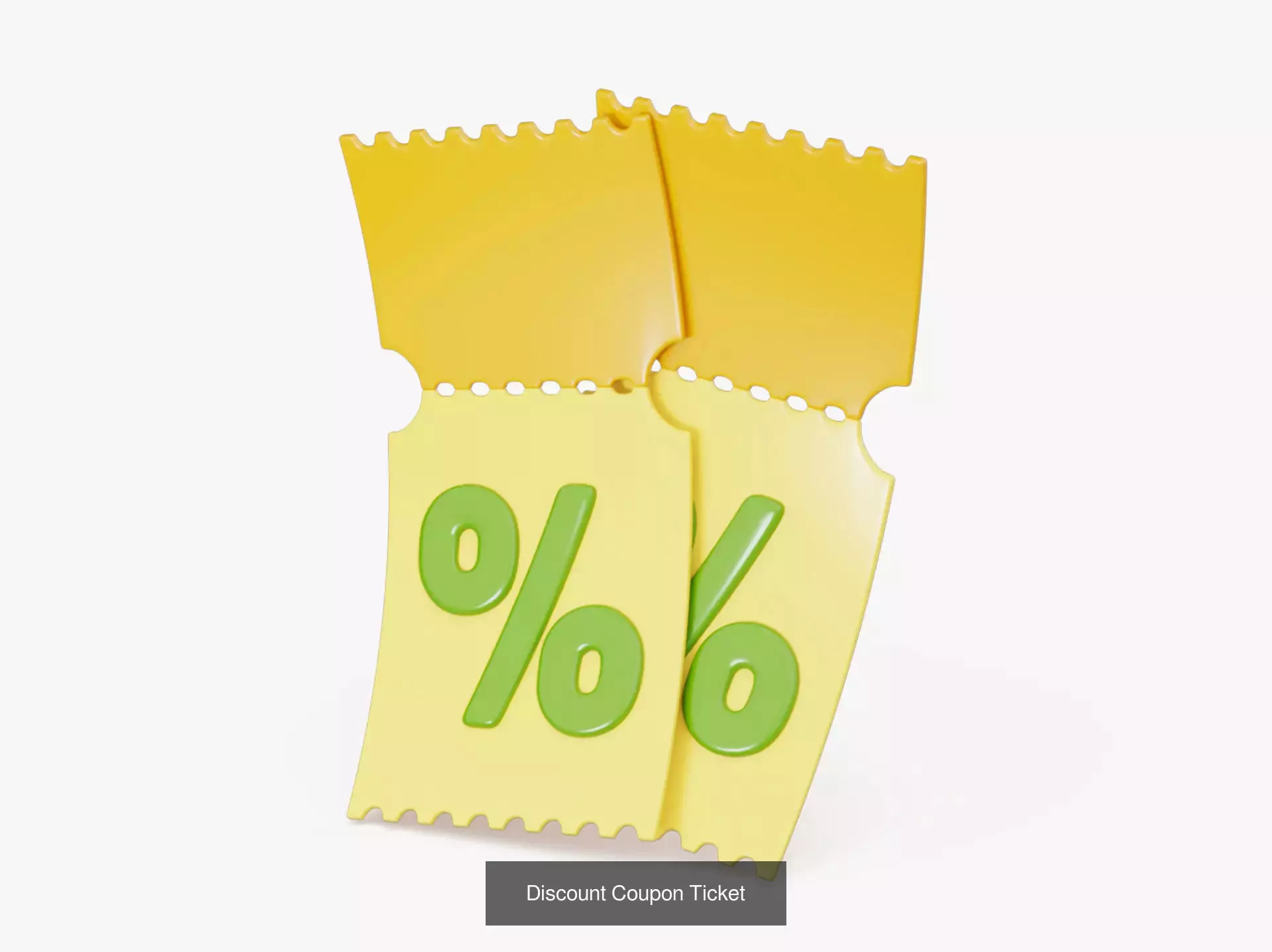 Discount Sale Icons Pack 3D Model Collection_5