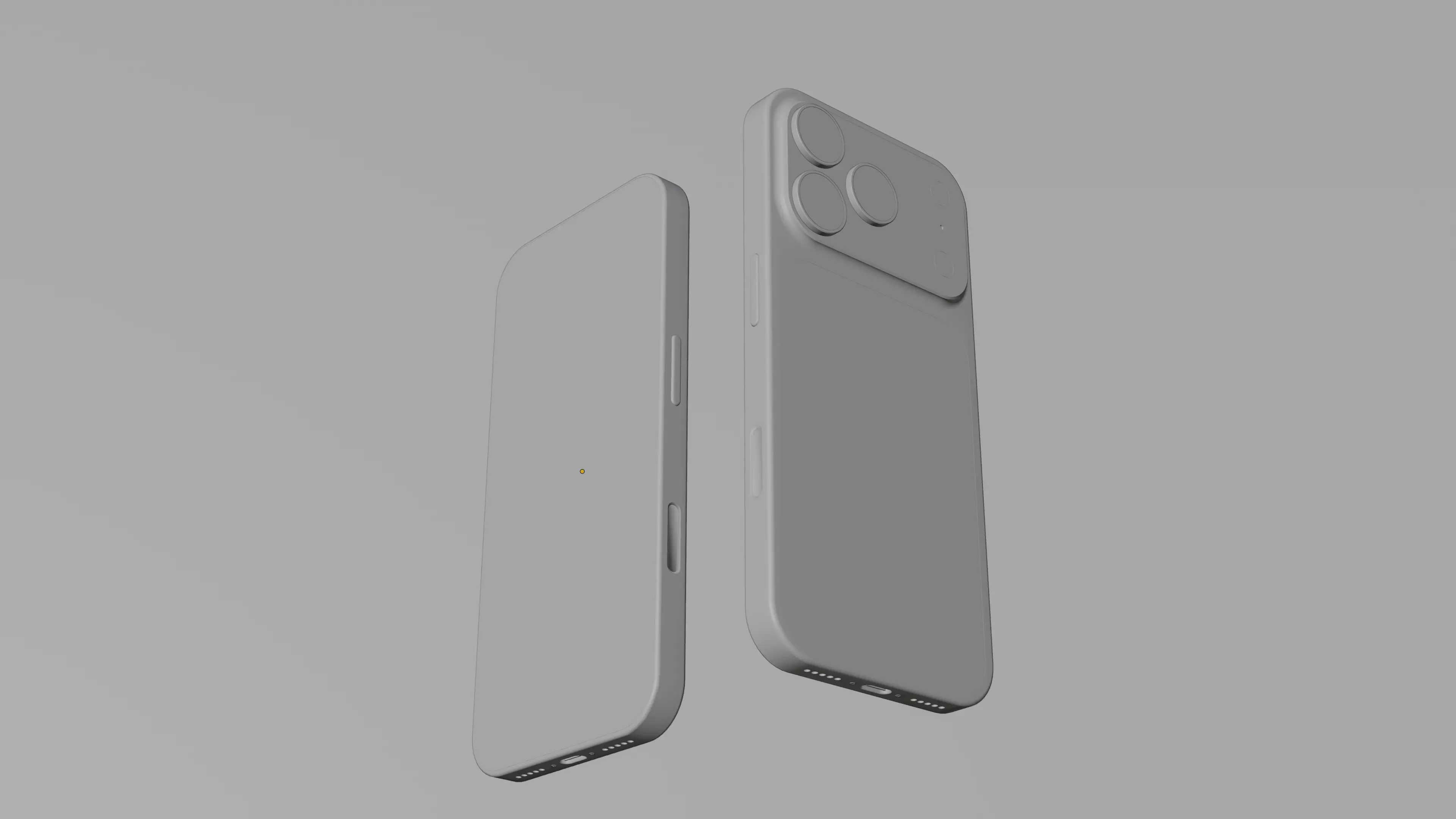 iPhone 17 Pro 3D Model High Quality Smartphone Visualization Free 3D model_5