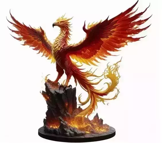 Phoenix miniature 3D print model