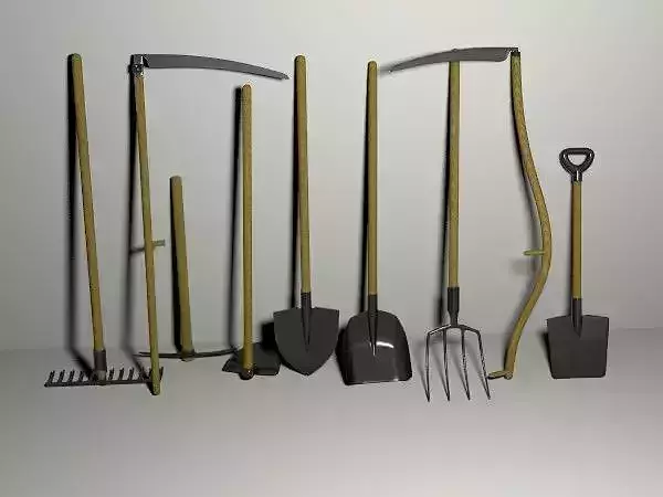 Garden Tools Pack 3D model