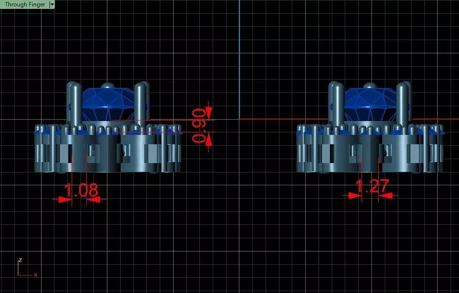 Emerald Half Set Jewelry model - Royale Emerald for her 3D print model_22