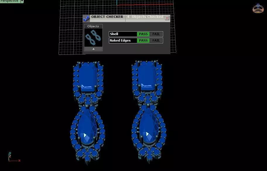 Emerald Half Set Jewelry model - Royale Emerald for her 3D print model_11
