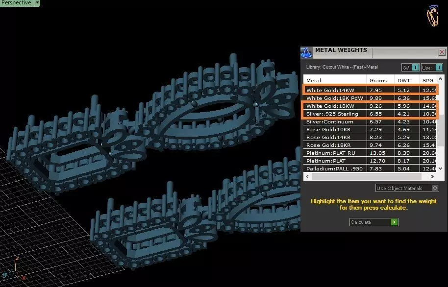 Emerald Half Set Jewelry model - Royale Emerald for her 3D print model_9