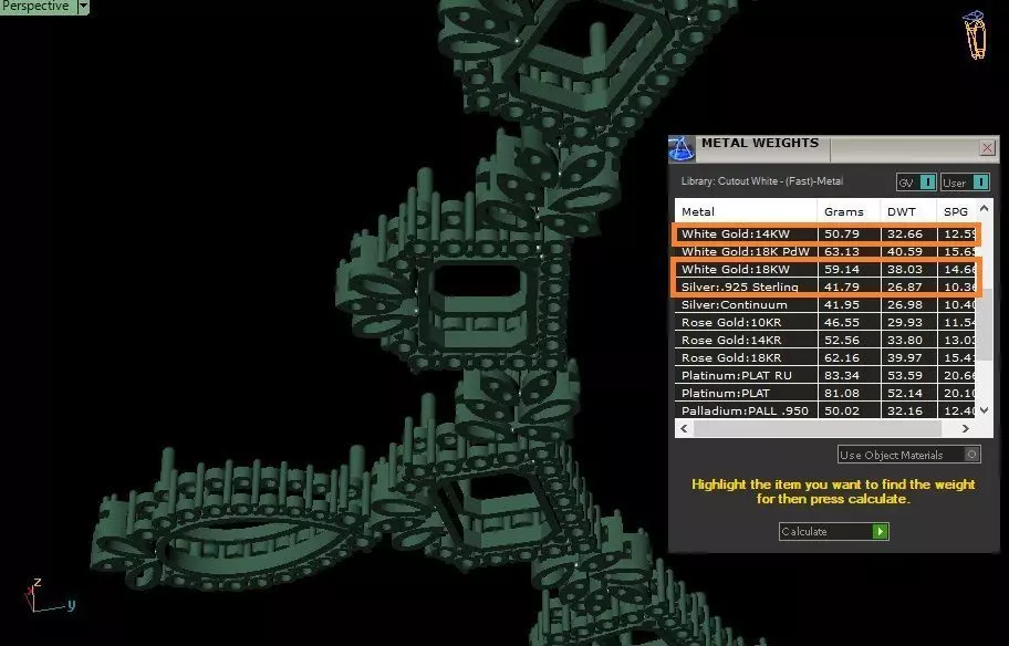 Emerald Half Set Jewelry model - Royale Emerald for her 3D print model_5