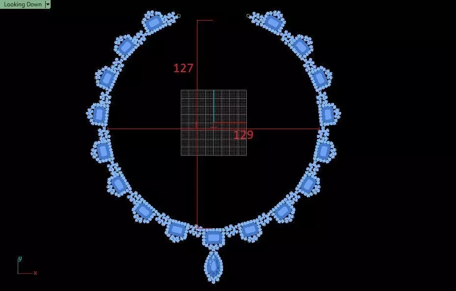 Emerald Half Set Jewelry model - Royale Emerald for her 3D print model_13