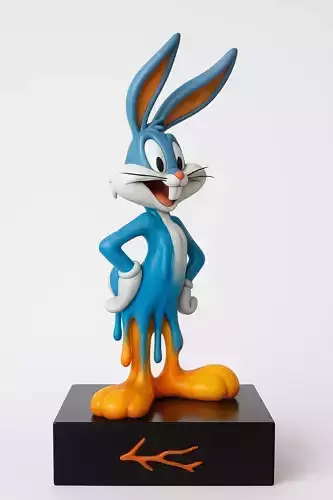Bugs Bunny 3D sculpture