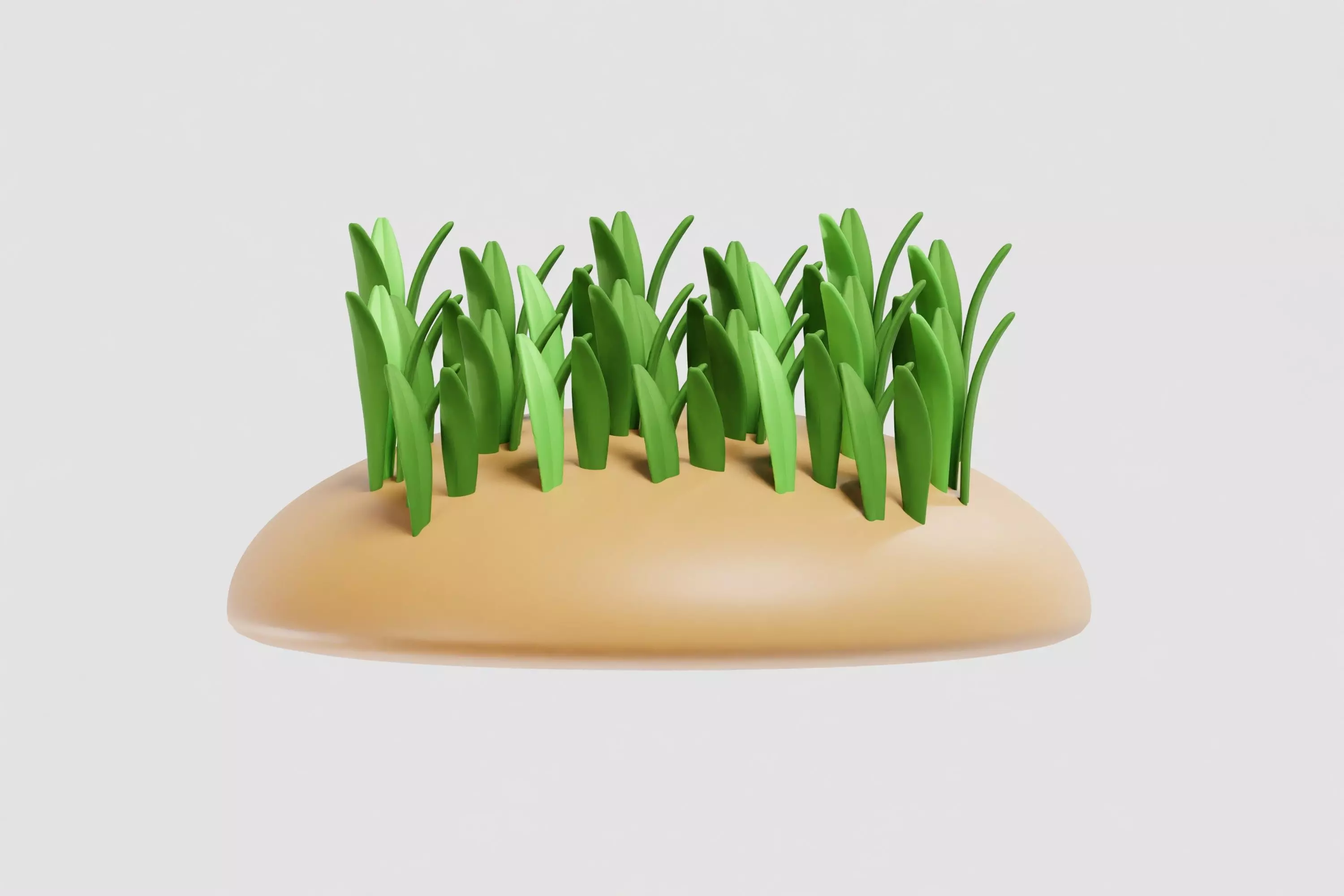 Grass Low-poly 3D model
