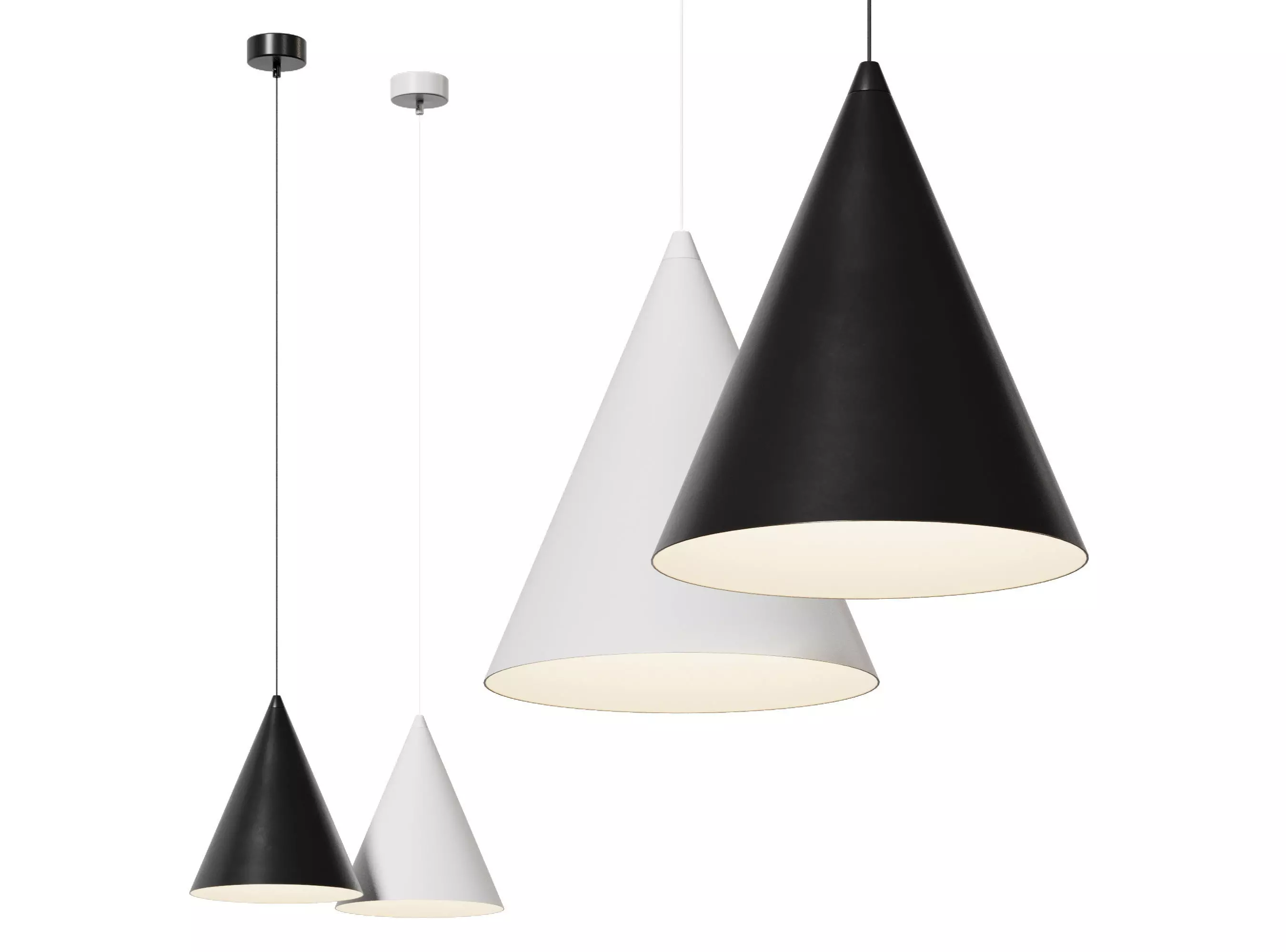 Pendant lamp Faro Barcelona LINA 3D model_0