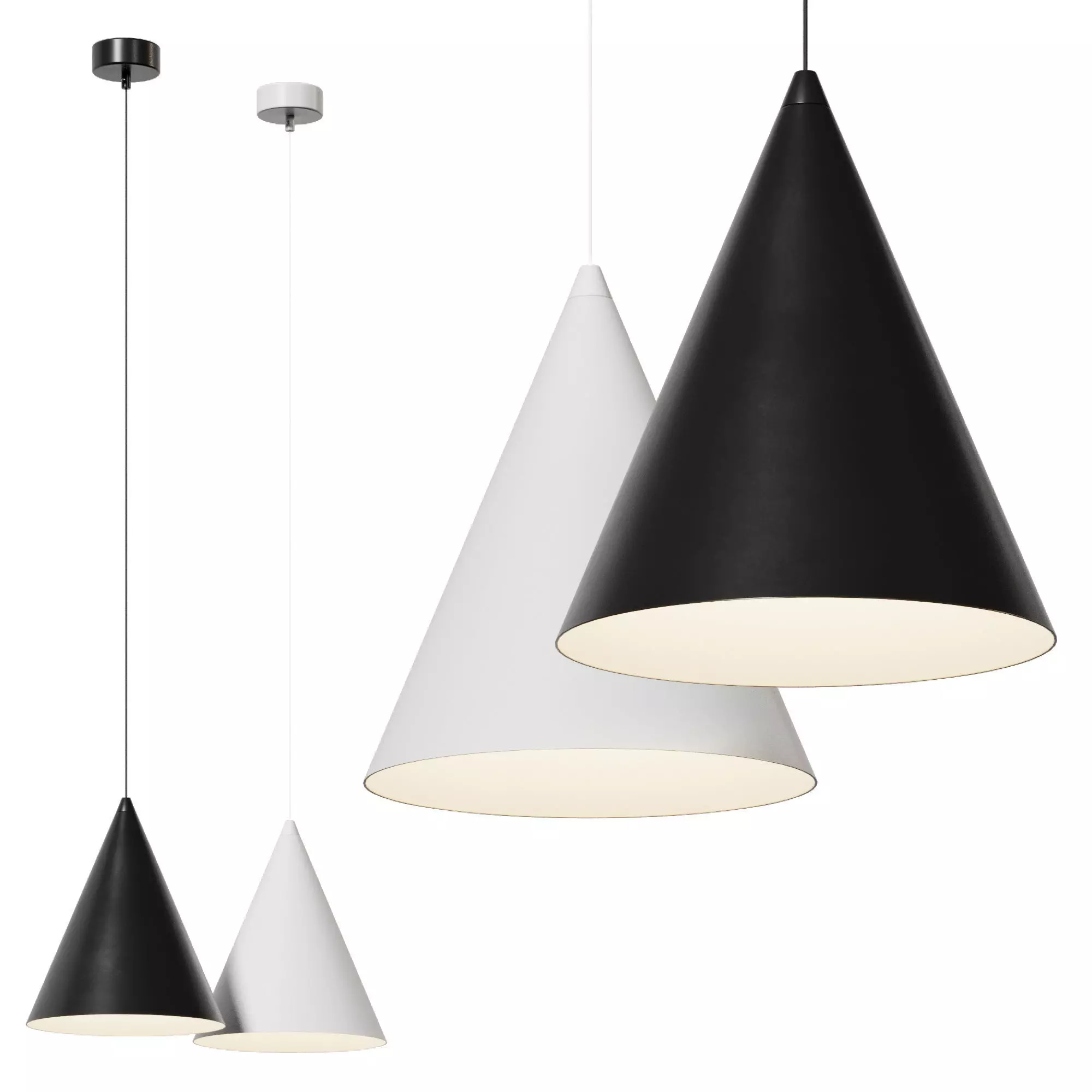 Pendant lamp Faro Barcelona LINA 3D model_5