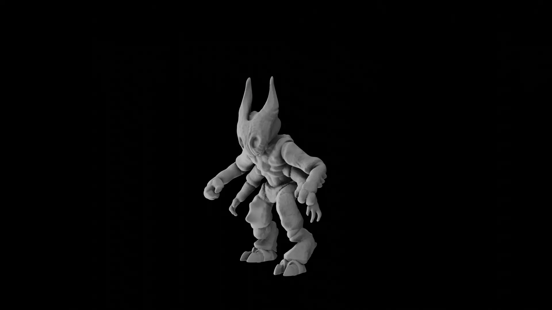 Masked Thri-Kreen Free 3D print model_0