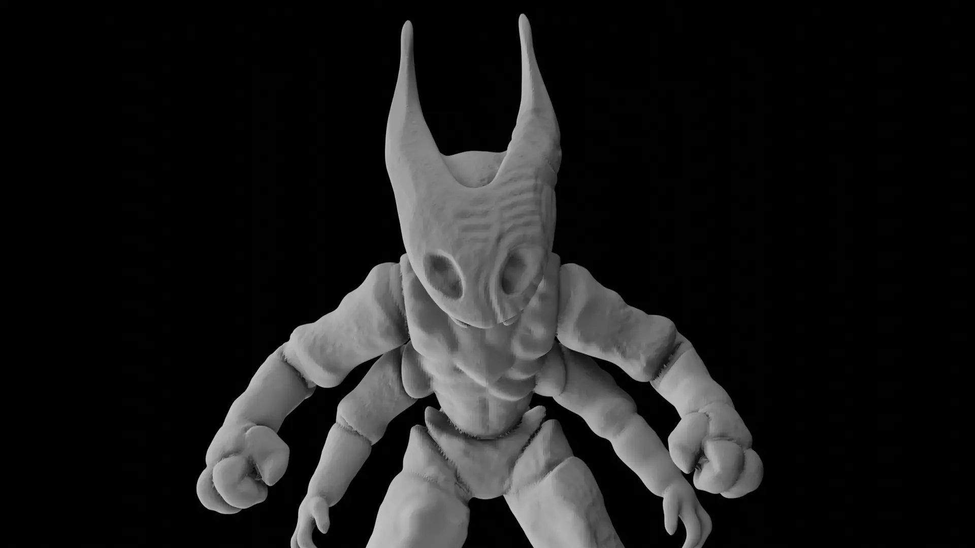 Masked Thri-Kreen Free 3D print model_4
