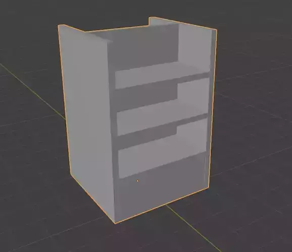 3D Printable Shelf Organizer  Storage Rack  Scalable Size