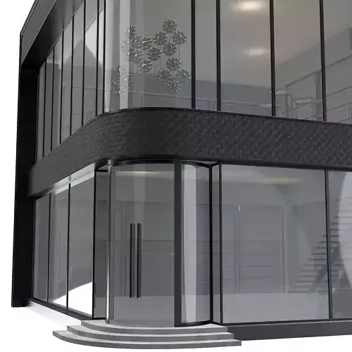 Dubai Cloth Shop Store Boutique Low-poly 3D model 7