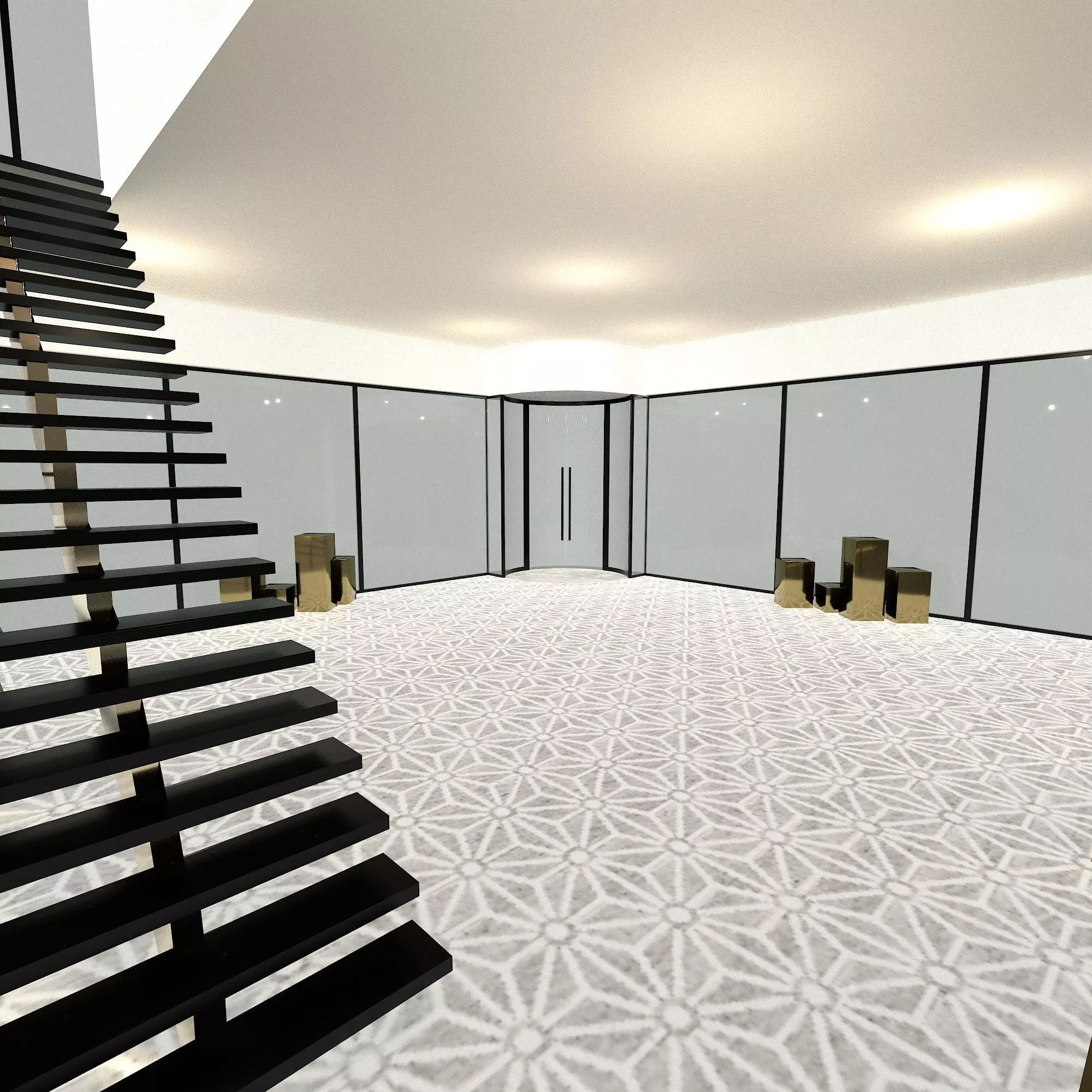 Dubai Cloth Shop Store Boutique Low-poly 3D model_7
