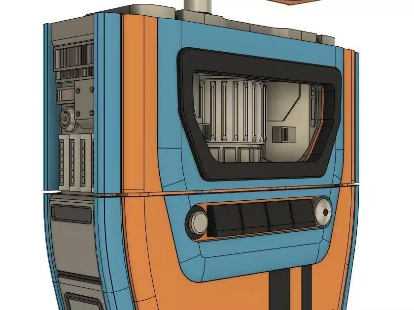 Pip Droid and Head Docking Station from Star Wars The Acolyte 3D print model_13