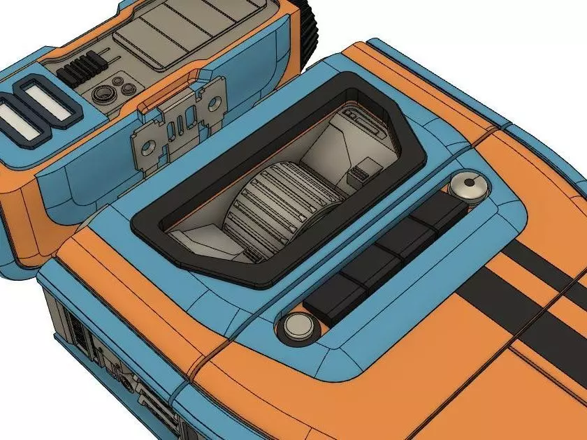 Pip Droid and Head Docking Station from Star Wars The Acolyte 3D print model_12