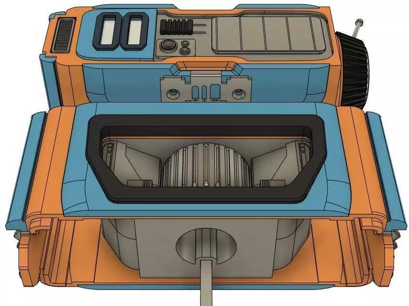 Pip Droid and Head Docking Station from Star Wars The Acolyte 3D print model_8