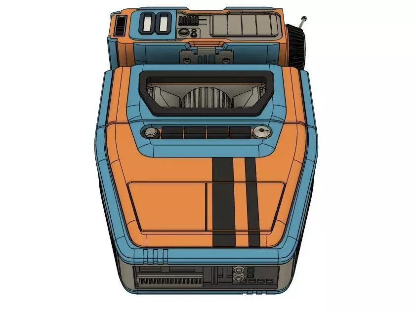 Pip Droid and Head Docking Station from Star Wars The Acolyte 3D print model_4