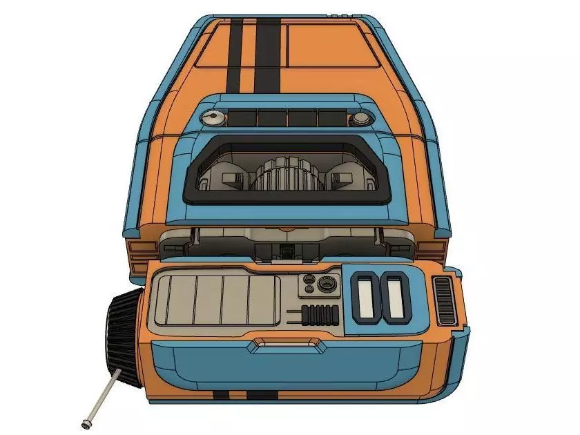 Pip Droid and Head Docking Station from Star Wars The Acolyte 3D print model_5